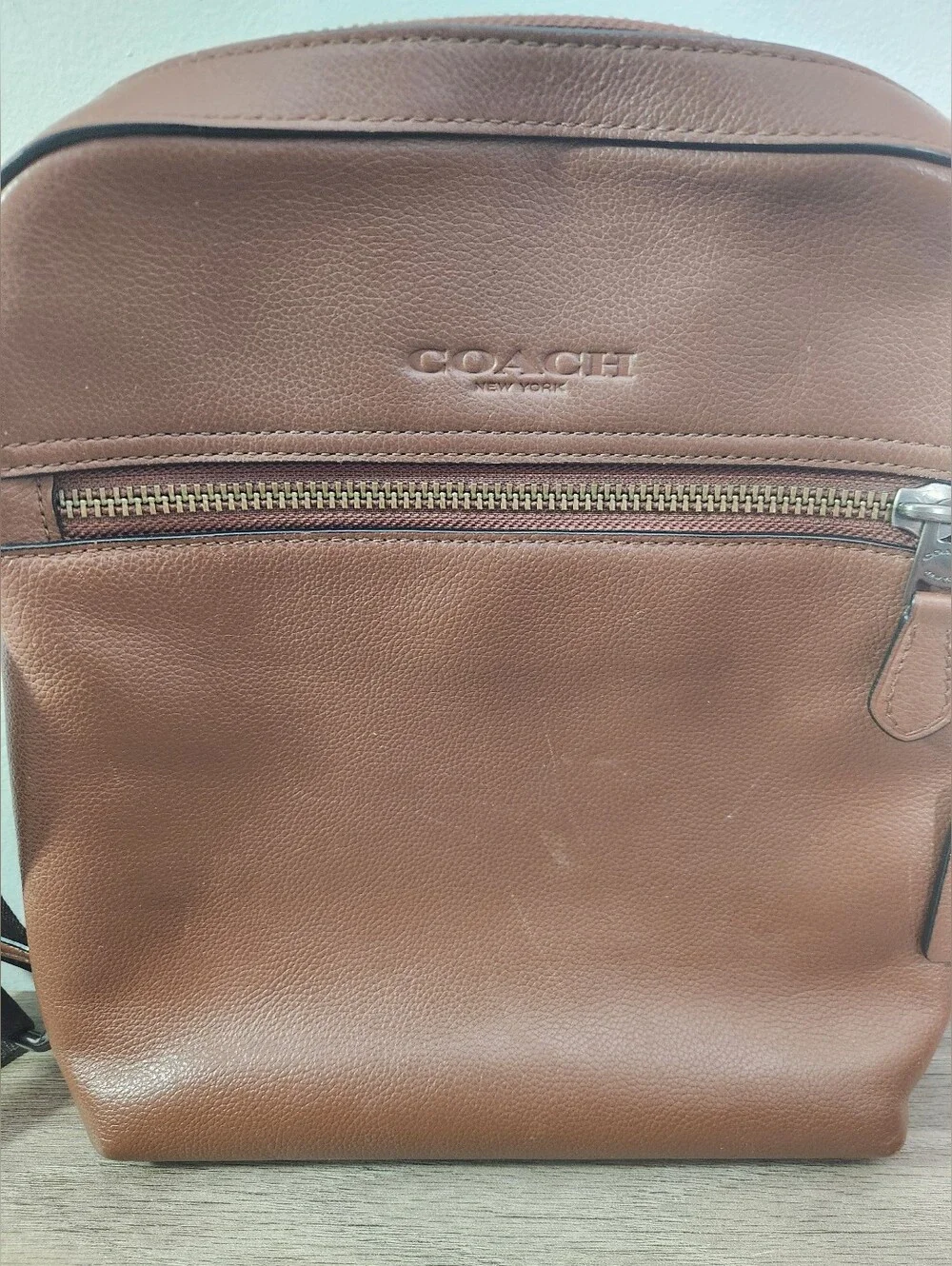 Coach Men's Crossbody Leather Flight Bag
